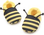 Meckior Save Beautiful Cute Cartoon Infant Unisex Baby Warm Cotton Anti-Slip Soft Sole First Walkers Shoes